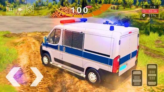 Скачать Полиция фургон гнаться - Полиция автобус Игры 2020 (Взлом открыто все) версия Зависит от устройства apk на Андроид