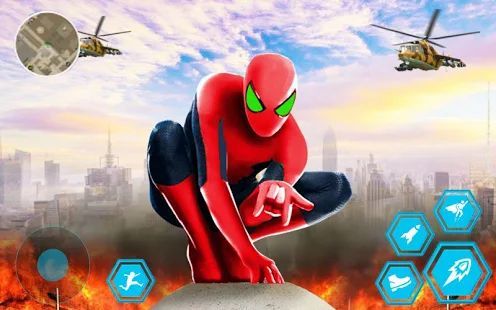 Скачать паук веревка герой человек : майами тиски город пр (Взлом на деньги) версия 1.0 apk на Андроид