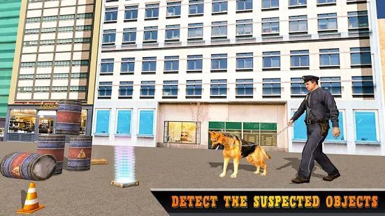Скачать Полиция Собака Игра, Преступники расследовать 2020 (Взлом на деньги) версия 1.0 apk на Андроид