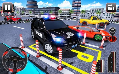 Скачать Полиция Стоянка Приключение - Автомобиль Игры поры (Взлом на монеты) версия 1.3 apk на Андроид