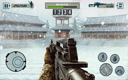 Скачать Снайперская стрельба-Критическое действие Fps Game (Взлом на деньги) версия 1.2.0 apk на Андроид