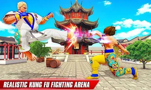 Скачать Kung Fu Fight Arena: Karate King Fighting Games (Взлом на деньги) версия 18 apk на Андроид