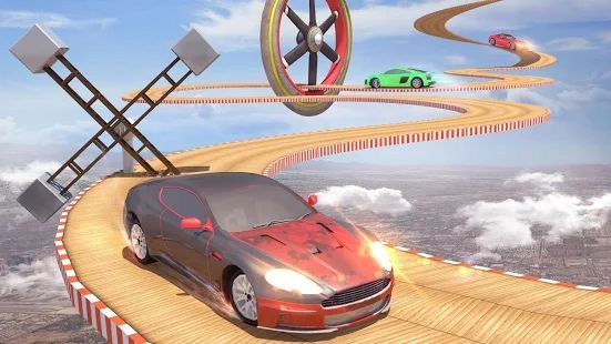 Скачать Mega Ramp Car Stunts Racing: Невозможные трассы 3D (Взлом открыто все) версия 2.2.5 apk на Андроид