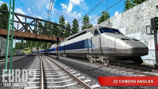 Скачать Euro Train Simulator 2 (Взлом открыто все) версия 2020.4.16 apk на Андроид