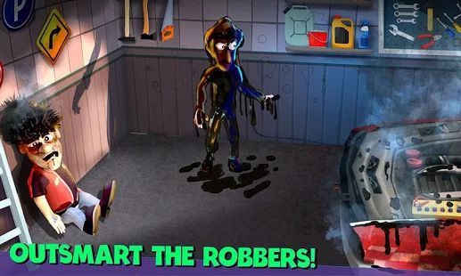 Скачать Scary Robber Home Clash (Взлом на деньги) версия 1.3.1 apk на Андроид