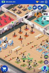 Скачать Idle Fitness Gym Tycoon - Workout Simulator Game (Взлом открыто все) версия 1.5.4 apk на Андроид