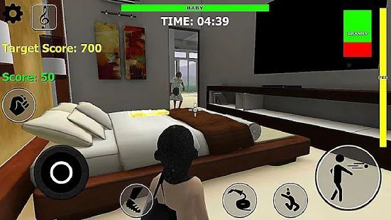 Скачать Baby Granny 3D: fun simulator game (Взлом на деньги) версия 2.7 apk на Андроид