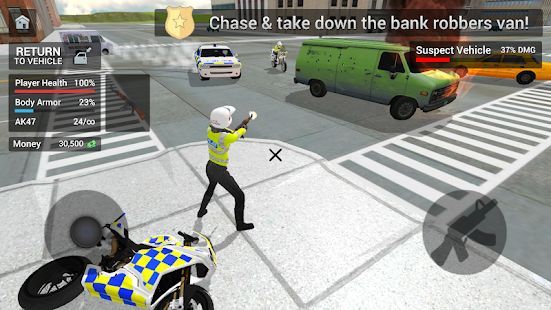 Скачать Police Car Driving - Motorbike Riding (Взлом на деньги) версия 1.09 apk на Андроид
