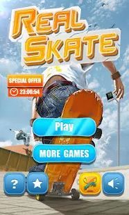 Скачать Настоящий Скейт - Skate 3D (Взлом на монеты) версия 1.7 apk на Андроид
