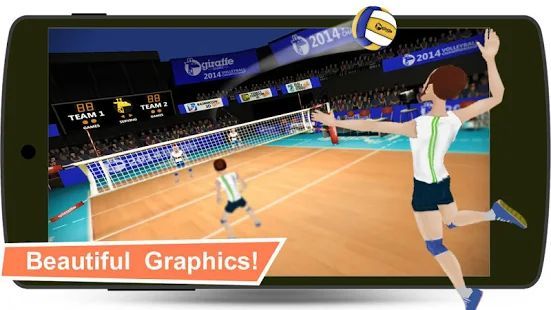Скачать Волейбол 3D (Взлом на деньги) версия 7.1 apk на Андроид