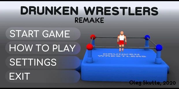 Скачать Drunken Wrestlers Remake (Взлом на монеты) версия 1.01 apk на Андроид