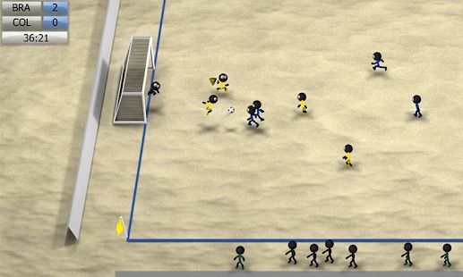 Скачать Stickman Soccer 2014 (Взлом открыто все) версия 2.9 apk на Андроид