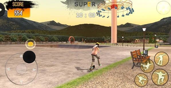 Скачать Freestyle Extreme Skater: Flippy Skate (Взлом на деньги) версия 1.0 apk на Андроид