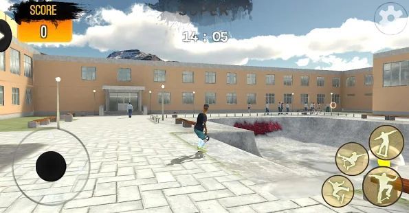Скачать Freestyle Extreme Skater: Flippy Skate (Взлом на деньги) версия 1.0 apk на Андроид