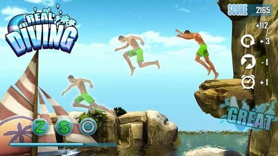 Скачать Реальный прыжок в воду (Взлом на монеты) версия 1.2.3 apk на Андроид