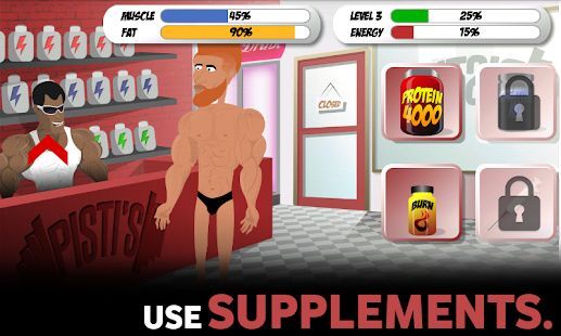 Скачать Bodybuilding and Fitness game - Iron Muscle (Взлом на деньги) версия 1.13 apk на Андроид