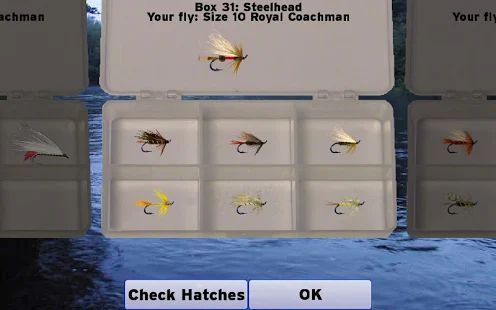 Скачать Fly Fishing Simulator (Взлом открыто все) версия Зависит от устройства apk на Андроид