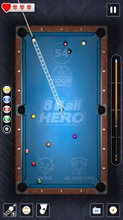 Скачать 8 Ball Hero - Американский бильярд: головоломка (Взлом открыто все) версия 1.17 apk на Андроид
