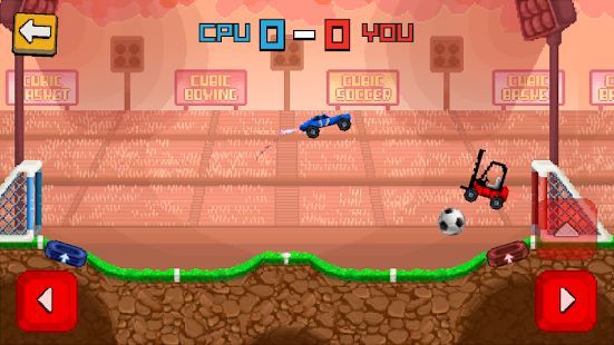 Скачать Pixel Cars. Soccer (Взлом на монеты) версия 1.8 apk на Андроид