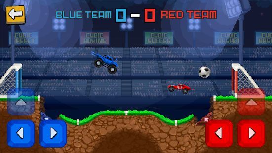 Скачать Pixel Cars. Soccer (Взлом на монеты) версия 1.8 apk на Андроид
