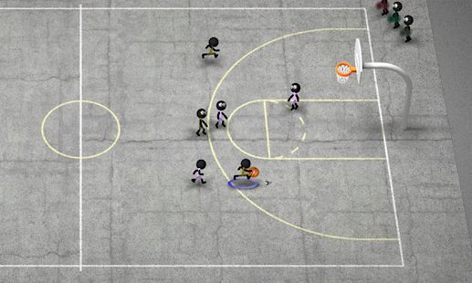 Скачать Stickman Basketball (Взлом на монеты) версия 2.4 apk на Андроид