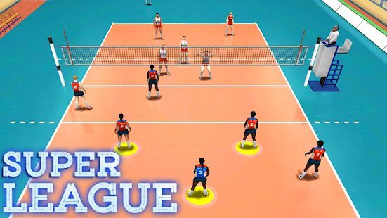 Скачать Volleyball Super League (Взлом открыто все) версия 1.1 apk на Андроид