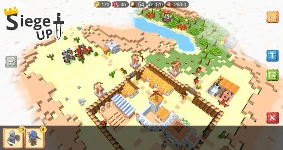 Скачать RTS Siege Up! - Бесплатная стратегия Оффлайн (Взлом открыто все) версия 1.0.250 apk на Андроид