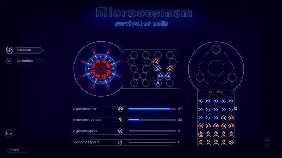 Скачать Microcosmum: survival of cells (Взлом на монеты) версия 4.2.8 apk на Андроид