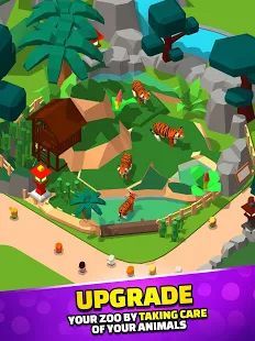 Скачать Idle Zoo Tycoon 3D - Animal Park Game (Взлом открыто все) версия 1.6.13 apk на Андроид