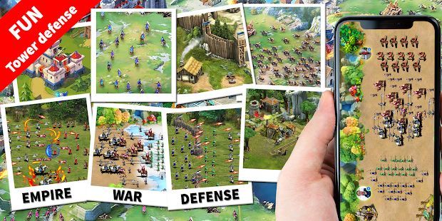 Скачать Empire Defense: Age of Stick War & Tower Defense (Взлом открыто все) версия 15 apk на Андроид