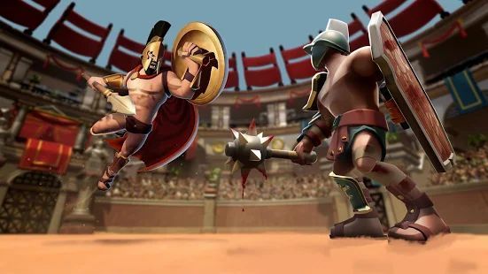Скачать Gladiator Heroes - файтинг и стратегия (Взлом на монеты) версия 3.4.5 apk на Андроид