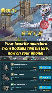 Скачать Godzilla Defense Force (Взлом на монеты) версия 2.3.4 apk на Андроид
