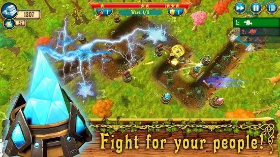 Скачать Fantasy Realm TD: Tower Defense Game (Взлом на деньги) версия 1.29 apk на Андроид