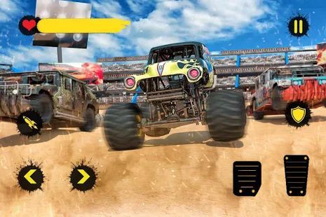 Скачать Monster Truck Crash Derby: Бесстрашные трюки 2019 (Неограниченные функции) версия 1.8 apk на Андроид