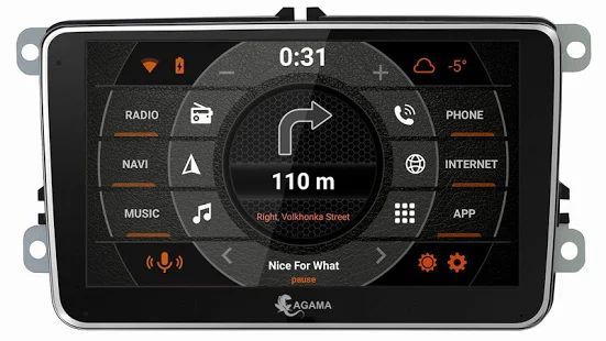 Скачать AGAMA Car Launcher (Без Рекламы) версия 2.6.0 apk на Андроид