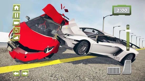 Скачать Car Crash & Smash Sim: Несчастные случаи (Все открыто) версия 1.3 apk на Андроид
