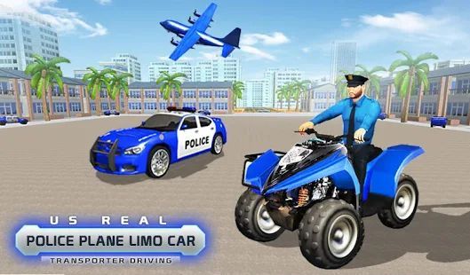 Скачать Нас реальные полиция самолет машина транспортер (Все открыто) версия 1.7 apk на Андроид