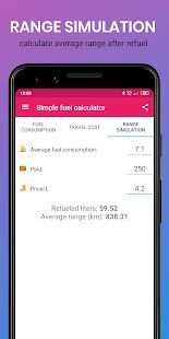 Скачать Простой калькулятор топлива (Без кеша) версия 1.4 apk на Андроид