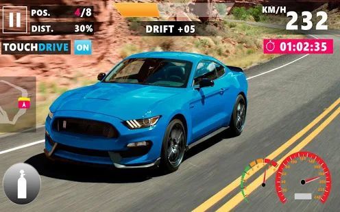 Скачать Mustang GT 350R Extreme для бездорожья: спортивный (Без кеша) версия 1.2 apk на Андроид