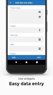 Скачать Таблица заметки - Мобильная карманная база данных (Встроенный кеш) версия 105 apk на Андроид
