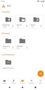 Скачать VLC for Android (Разблокированная) версия Зависит от устройства apk на Андроид