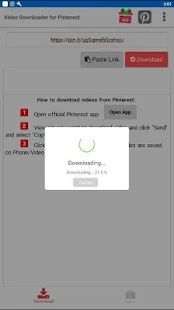 Скачать Video Downloader for Pinterest (Разблокированная) версия 11 apk на Андроид