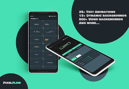Скачать PixelFlow - Intro maker and text animator (Разблокированная) версия 2.1.9 apk на Андроид