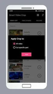 Скачать Smart Video Crop - Crop any part of any video (Полная) версия 2.0 apk на Андроид
