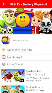 Скачать KidsTube (Встроенный кеш) версия 4.20.10 apk на Андроид