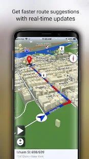 Скачать Бесплатные GPS Оффлайн Карты, Живая Навигация (Разблокированная) версия 1.86 apk на Андроид