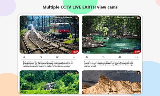 Скачать Earth Online Live World Public Cameras-QR/Bar Code (Разблокированная) версия 1.22 apk на Андроид