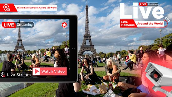 Скачать Live Cam - Живая земля Посмотреть в HD (Неограниченные функции) версия 2.6 apk на Андроид
