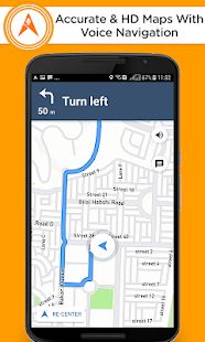 Скачать Голосовой GPS вождения - Направления навигации GPS (Встроенный кеш) версия 1.0.5 apk на Андроид