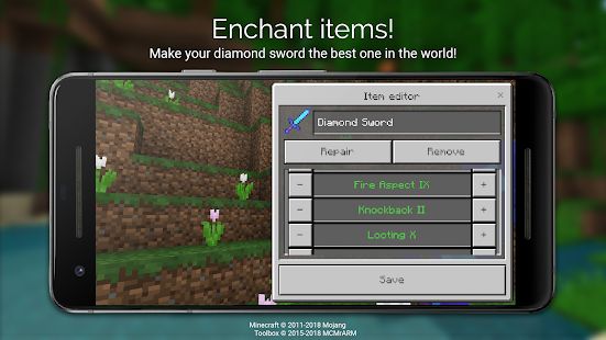 Скачать Toolbox для Minecraft: PE (Без Рекламы) версия 5.4.10 apk на Андроид